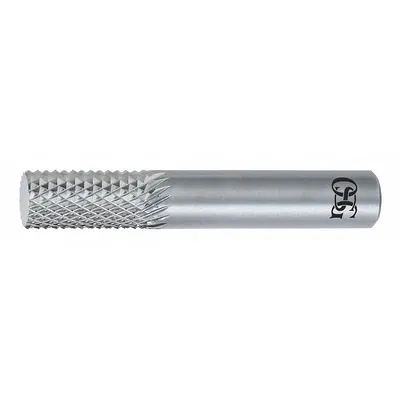 OSG Solid Router Bit: Diamond Cut, Plain End, 1/16" Cut Dia, 3/16" LOC (MPN 640-0621) - Diamond-Pattern Router Bits for Composites