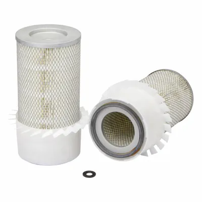 FLEETGUARD Automotive Air Filter: Round-Oval, Engine, Axial Seal, 6 3/32 in Outside Dia - Round/Oval Engine Air Filters