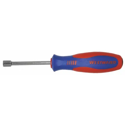 WESTWARD Hollow Round Shank Nut Driver: Straight, Metric, Without Magnetized Tip - Standard Nut Drivers
