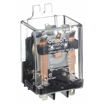 OMRON Flange Mount Relay: Surface (Side Flange) Mounted, 10 A Current Rating - Surface-Mounted Relays