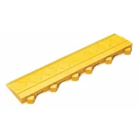 Ramp Edge: Ramp Edge, 4 in x 18 in, ERGO ADVANTAGE SAFE-FLEX Safe-Flex Floor System, Yellow, 10 PK (MPN ESDA4-Y)