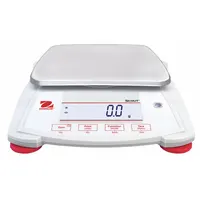 OHAUS Compact Bench Scale: 2,200 g Capacity, 0.1 g Readability, Carat/Custom/g/kg/lb/lb/oz/oz/pwt (MPN SPX2201)