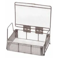 MARLIN STEEL WIRE PRODUCTS Parts Washer Basket: Rectangular, Stainless Steel, Silver, 5 in Basket Wd (MPN 00-00368214-38)