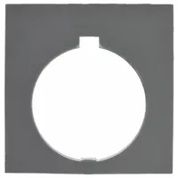 Legend Plate: 30 mm Panel Mounting Size, Square, 1 3/4 in Overall Ht x 1 3/4 in Overall Wd (MPN 10250TSP76)