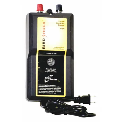BIRD BARRIER BS-CP25 Bird Shock Track Charger, 110 V AC Input, 9,000V Output - Bird Control Shock Track Chargers
