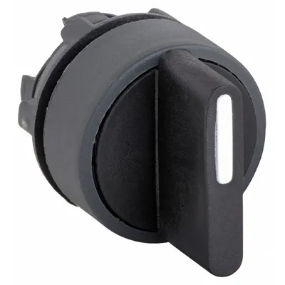 Dayton Short-Handled Selector Switch: 22 mm Panel Mount Size, 2 Positions - Selector-Switch Operators