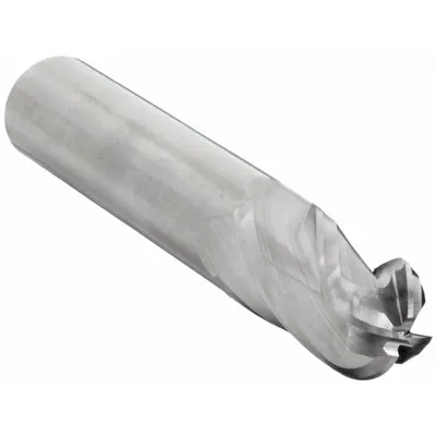 CLEVELAND Ball End Mill: Carbide, 4 Flute, 1/2" Mill Dia, 2" LOC, 4" OAL (MPN C63562) - Carbide Ball End Mills for Aluminum