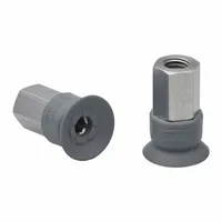 SCHMALZ Vacuum Pad Assembly: M5, 11.2 mm Pad Dia, NBR, 55 A, Gray, 18.4 mm Pad Ht (MPN 10.01.01.14156)