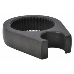 This load sheave is a replacement component for compatible Dayton hoists. It guides the lifting cable or chain during material handling operations, ensuring smooth load movement in industrial environments.