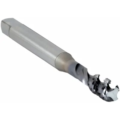 OSG Spiral Flute Tap: 1/4"-20 UNC, H3 / 2B-3B, 3 Flute, Bottoming Chamfer - Spiral-Flute Taps for Steel & Stainless Steel