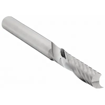 MICRO 100 Solid Router Bit: Spiral Upcut, 1/4" Cut Dia - Spiral-Flute Router Bits for Plastics & Composites