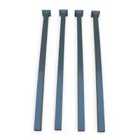 APPROVED VENDOR Stack Rack Post Set: 2 1/8 in x 2 1/8 in x 42 in, 4,000 lb Load Capacity, Steel (MPN PT-4-42)