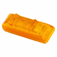 GROTE Clearance Marker Lamp: Clearance Light, LED, Rectangular, Amber, Bracket, Male Pin Connector (MPN 47493)