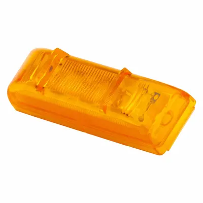 GROTE Clearance Marker Lamp: Clearance Light, LED, Rectangular, Amber, Bracket - Clearance Lights