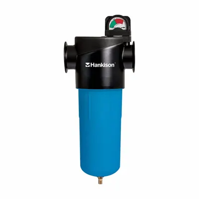 HANKISON Pre/After Filter Package: 0.01 micron, 1 1/2 in NPT, 360 scfm - Coalescing Filter for Oil Removal