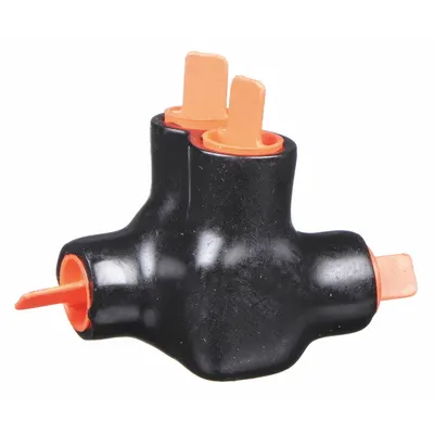 BLACKBURN Multitap Connector: 2 Port, Double-Sided Entry, 14 AWG – 4 AWG Wire Size - Dry-Location Double-Sided Entry Multitap Connectors
