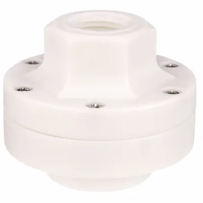 PLAST-O-MATIC Gauge Guard: GGS, For 1/2 in Process, 1/4 in Gauge, PTFE Diaphragm, Buna-N O-Ring - Guards for Pressure Gauges