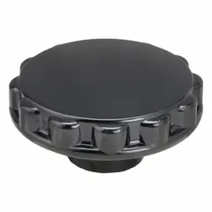 This fluted knob features a thermoset construction with a 3 in diameter and a 5/16"-18 threaded hole. The 60 mm thread length allows for secure fastening in manual adjustment and clamping applications on machinery, jigs, and fixtures.