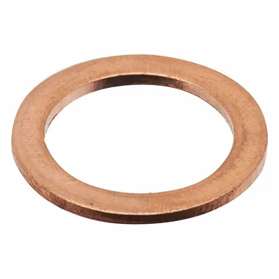 SUR-R Oil Drain Plug Gaskets, Copper, 9/16 in Inside Dia, 10 PK