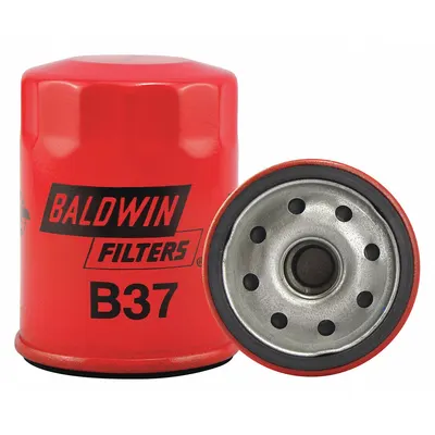 BALDWIN FILTERS Oil Filter: B37, LF3615, 3/4"-16 Thread Size, 3 1/2 in Overall Ht, Oil - Spin-On Oil Filters