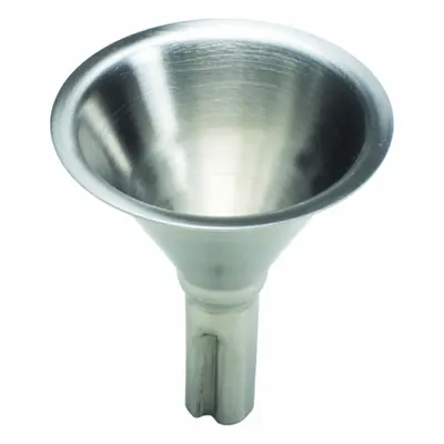 OEM Stainless Steel Lab Funnel, 100 mm Diameter, 12 mm Stem, Silver - General Purpose Lab Funnels