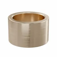 Sleeve Bearing: Bronze, SAE 841, 28 mm Bore, 36 mm OD, 22 mm Lg, 49,938 lb/sq in-fpm Max PV, 5 PK (MPN AAM2836-22B)