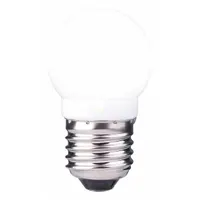 APPROVED VENDOR Compact LED Bulb: Medium Screw (E26), LED, (G) Globe, G12, 2.5 W Watt, 5600K (MPN LM40F1WE26-W)