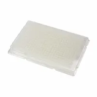 CAPLUGS 384-Well Microplates with Lids: Sterile, 384 Wells, 0.112 mL, 85 mm Dia, Square, Polystyrene (MPN 222821001IE1)