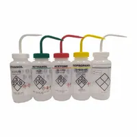 APPROVED VENDOR Wash Bottle: 500 mL, Acetone, Ethanol, Isopropanol, Methanol, Write-On, Assorted (MPN 832J91)