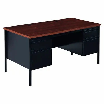 HIRSH Rectangular Office Desk - Pedestal Desks