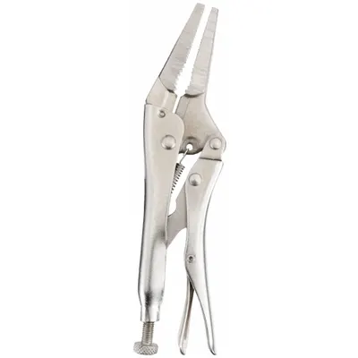 WESTWARD Locking Plier: Long Nose, Quick Release, 2 in Max Jaw Opening, 6 in Overall Lg - Long-Nose Locking Pliers