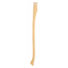 Wood replacement handle for single-bit axes. 36 in overall length, designed for use with axe heads weighing up to 5 lb. Suitable for splitting, felling, and general forestry or construction tasks.