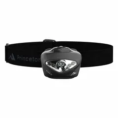 Safety-rated headlamp delivering 200 lumens maximum output with a 70-meter beam distance. Features three light outputs and a 4-hour run time at maximum brightness. Operates on 3 AAA batteries. Suitable for hands-free lighting in industrial, outdoor, and emergency applications.