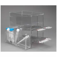 Serological Pipette Holder: 6 in Overall Wd, 10 in Overall Ht, 10 1/4 in Overall Lg, PETG, Clear (MPN SRPIPSHRT-POK)