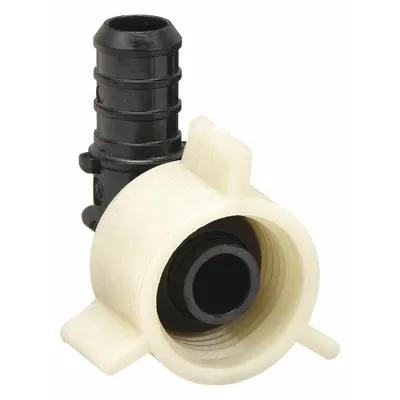 ZURN QQPE33BSX Crimp-On Polymer Barbed Tube Fitting - Crimp-On Polymer Barbed Tube Fittings