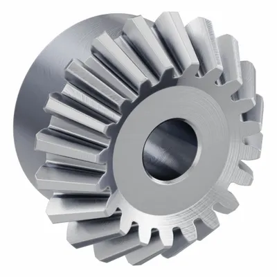 KHK GEARS Bevel Gear: Straight, Gear Ratio 1.5, Module m 2, 20 Teeth, Stainless Steel - Straight Teeth Metric Bevel Gears & Pinions