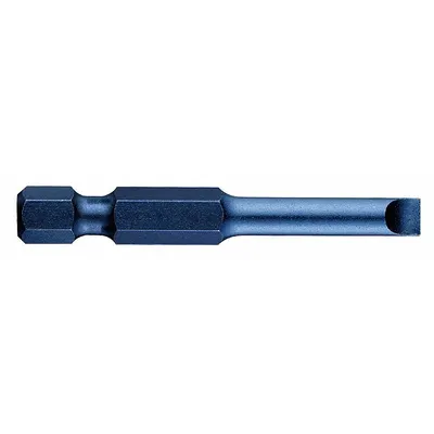 WESTWARD Power Bit: Power Bit, Slotted Head, Imperial, 10F-12R Bit Industry Size - Impact Bits