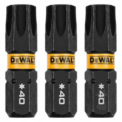 DEWALT Insert Bit: Insert Bit, T40 Bit Size, Torx Head, T40 Bit Industry Size - Insert Torx Bits