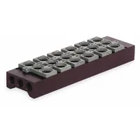 NUMATICS Manifold Assembly: For Series L1, 6 Valve Ports, 1/4 in, 206-1753