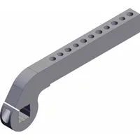 SMC Pneumatic Cylinder Clamp Arm: Mfr Part # CKZ-63A528P-X6013, Fits 63 mm Bore Dia, CKZN