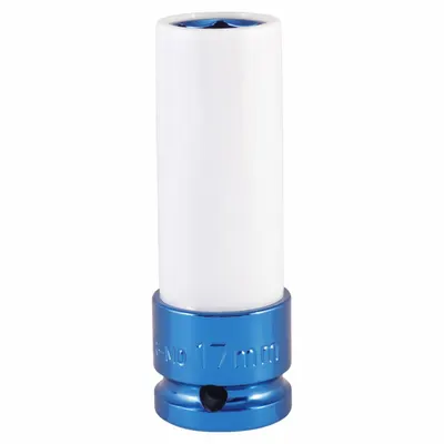 AMERICAN FORGE 1/2 in Drive Non-Marring Drive Socket, 17 mm, 6-Point - Non-Marring Drive Sockets