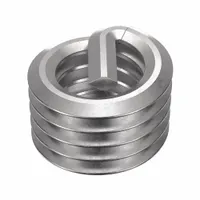 HELI-COIL Helical Insert: Tanged Tang Style, Screw-Locking, M6-1.00 Thread Size, Plain, 100 PK (MPN A4184-6CN060)