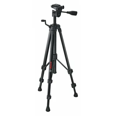 BOSCH Tripod: Telescoping, 5 1/16 ft – 5 1/16 ft, Laser Levels, Adj Head - Laser Level Tripods