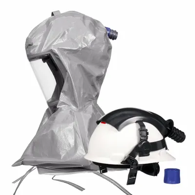 3M Hood Assembly: S-Series, Full Hood, Hard Hat/Inner Shroud, PAPR System - 3M Healthcare & Pharmaceutical Headgear