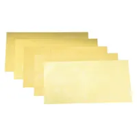 Shim Stock Assortment,Brass,15 pcs: Inch, 12 in Shim Lg, 6 in Shim Wd, Brass, Grade 260, Plain (MPN 17550)