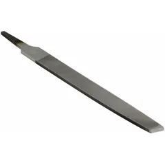 This tapered double-cut rectangular file is designed for precision metal deburring, smoothing, and shaping. Its smooth cut and natural finish suit fine finishing work on steel, aluminum, and other metals in machining, tool-and-die, and maintenance applications.