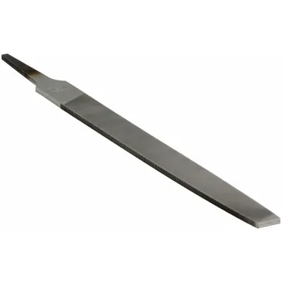 NICHOLSON Machinists File: Rectangular, Smooth Cut, 10 in Lg without Tang, 15/16 in Wd - Tapered Double-Cut Rectangular Files