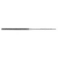 Needle File: Equaling, 120_140 Grit, 2 75591/100000 in Lg without Tang, 3/16 in Wd, 1/16 in Thick (MPN NF2112D126)
