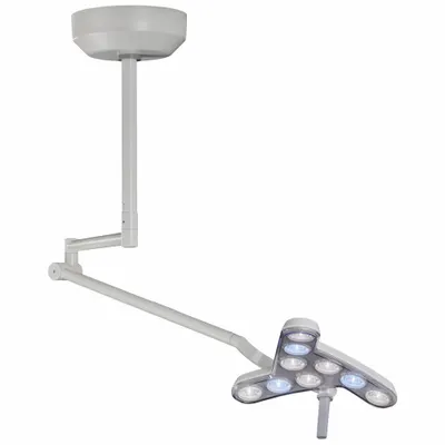 WALDMANN Exam Light: LED, 100,000 lux @ 100 cm, Ceiling, 4300K, 95 CRI, 40 W Watt - Ceiling-Mount Medical Lights