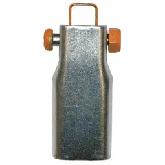 Latch assembly for manual chain hoist hooks, compatible with CB series hoists. Supports load capacities of 250 lb, 350 lb, and 500 lb. Used to secure loads during lifting operations.